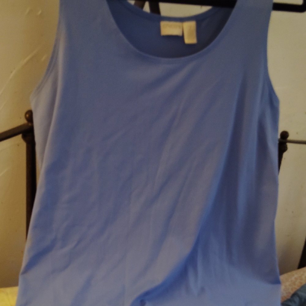 Blue Sleeveless Top